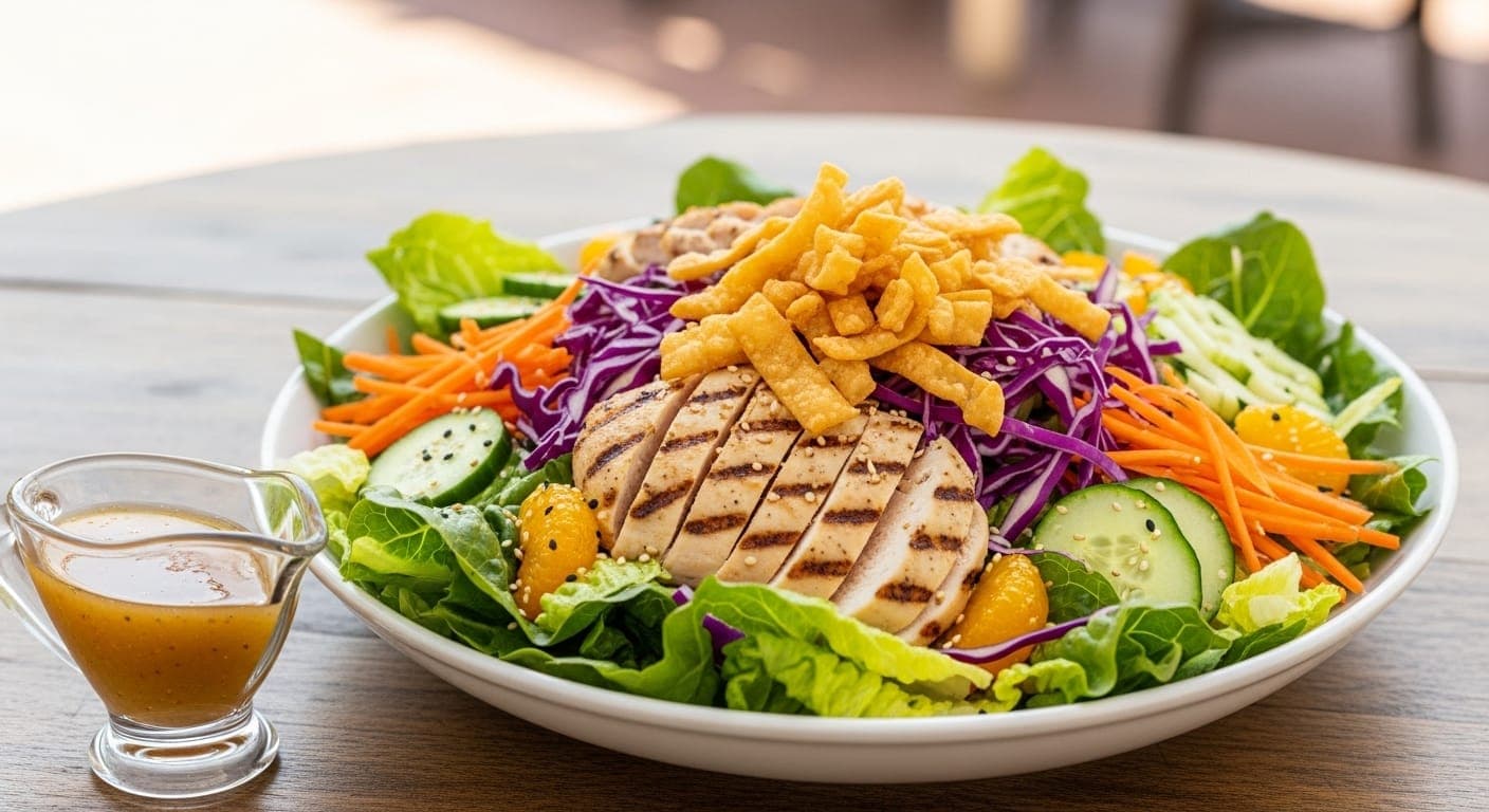 Oriental Chicken Salad (Crispy or Grilled)