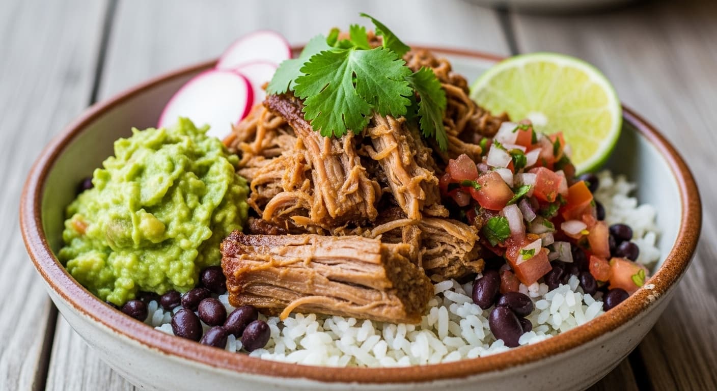 Carnitas Burrito Bowl at Chipotle - $10.75