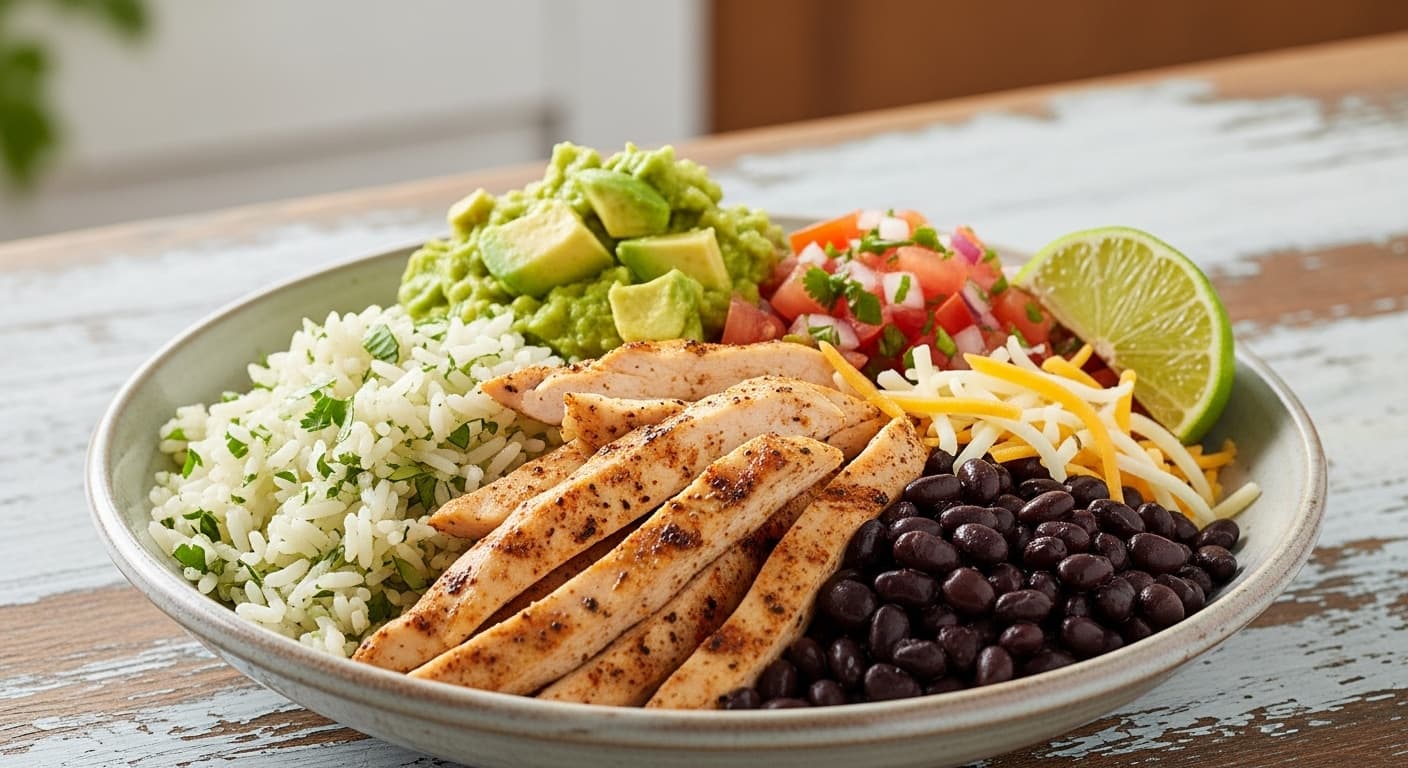 Chicken Burrito Bowl at Chipotle - $10.75