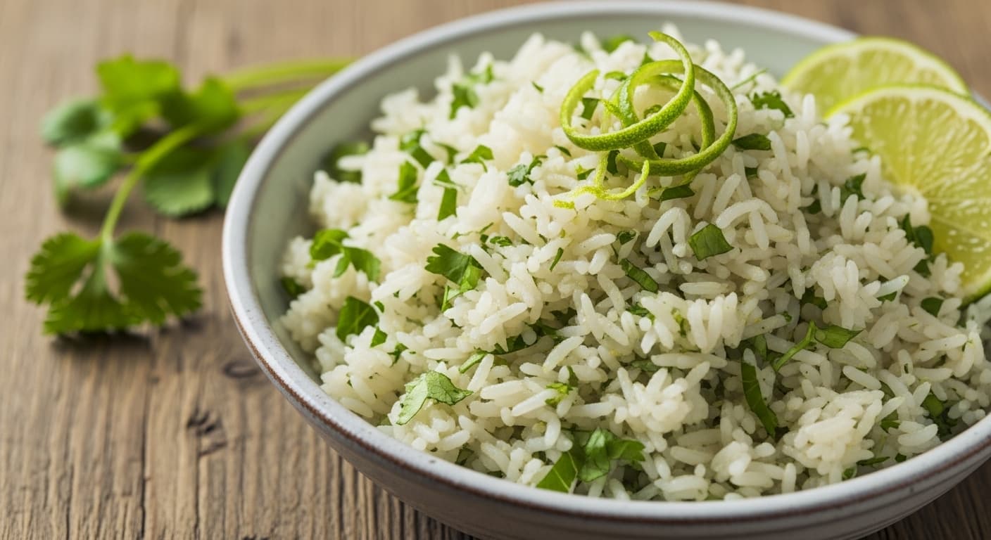 Cilantro-Lime White Rice at Chipotle - Included