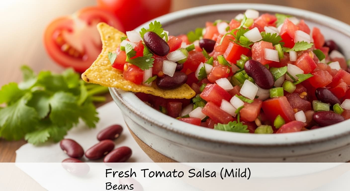 Fresh Tomato Salsa (Mild) at Chipotle - Included