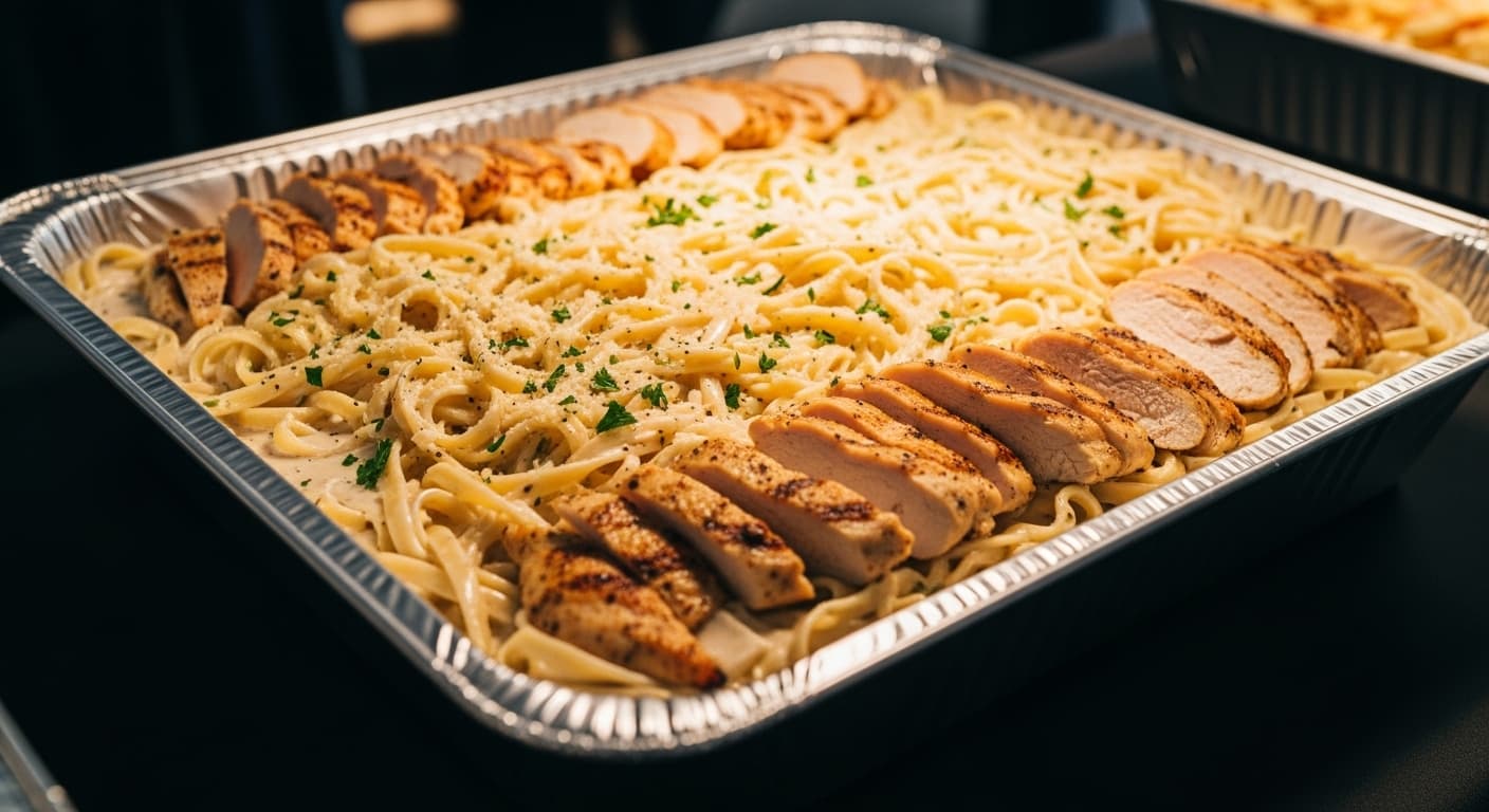 Chicken Alfredo Catering Pan
