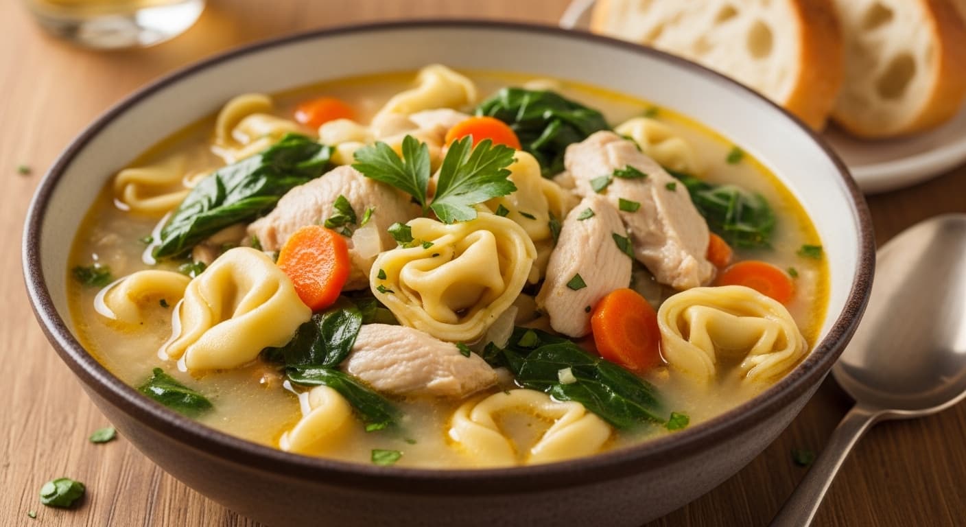 Chicken Tortellini Soup