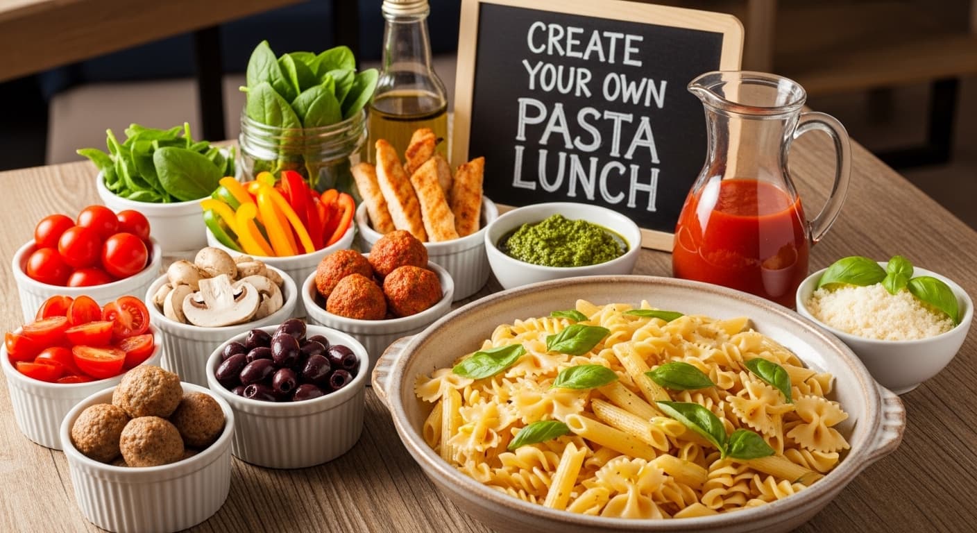 Create Your Own Pasta Lunch