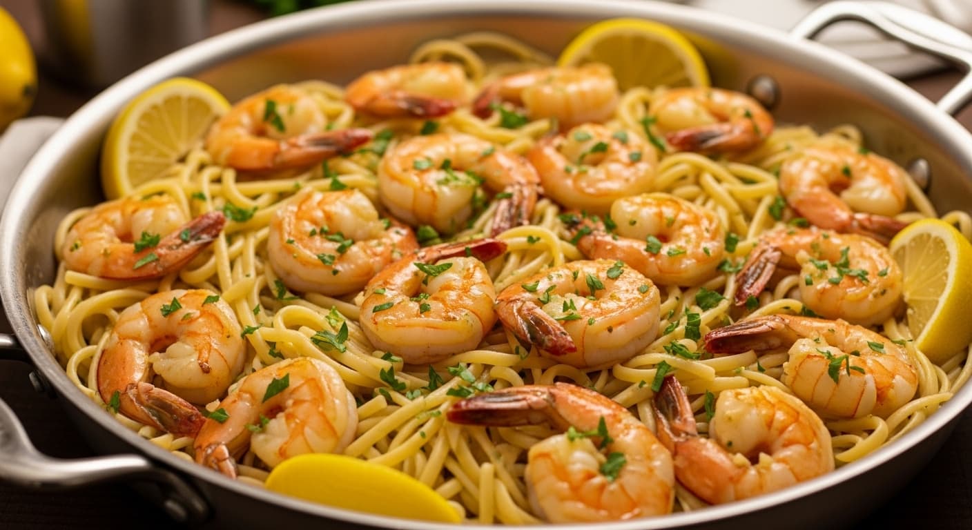 Shrimp Scampi Family Pan