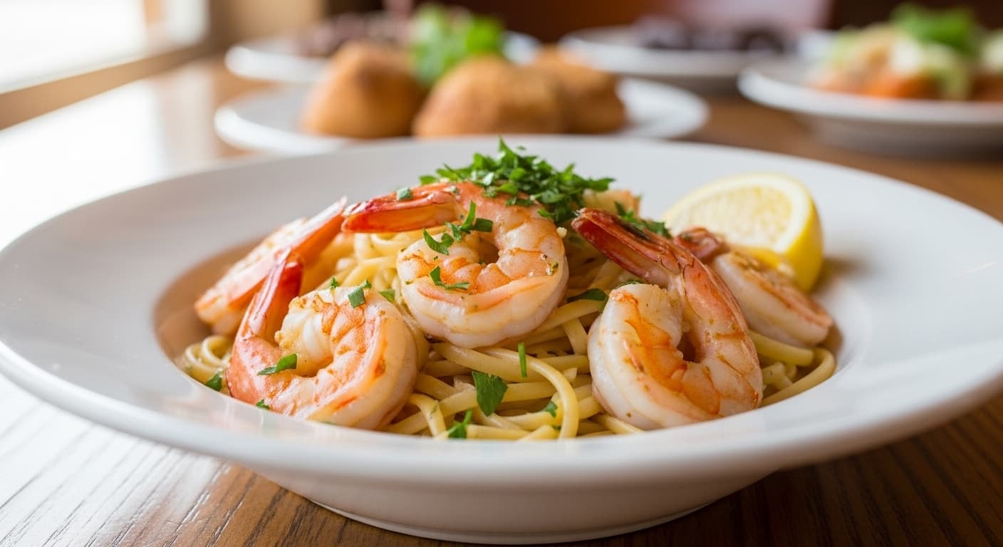 Shrimp Scampi Lunch