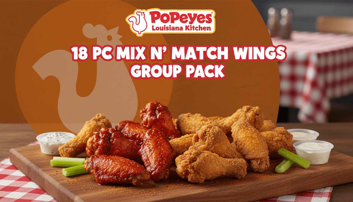 18Pc Mix N' Match Wings Group Pack