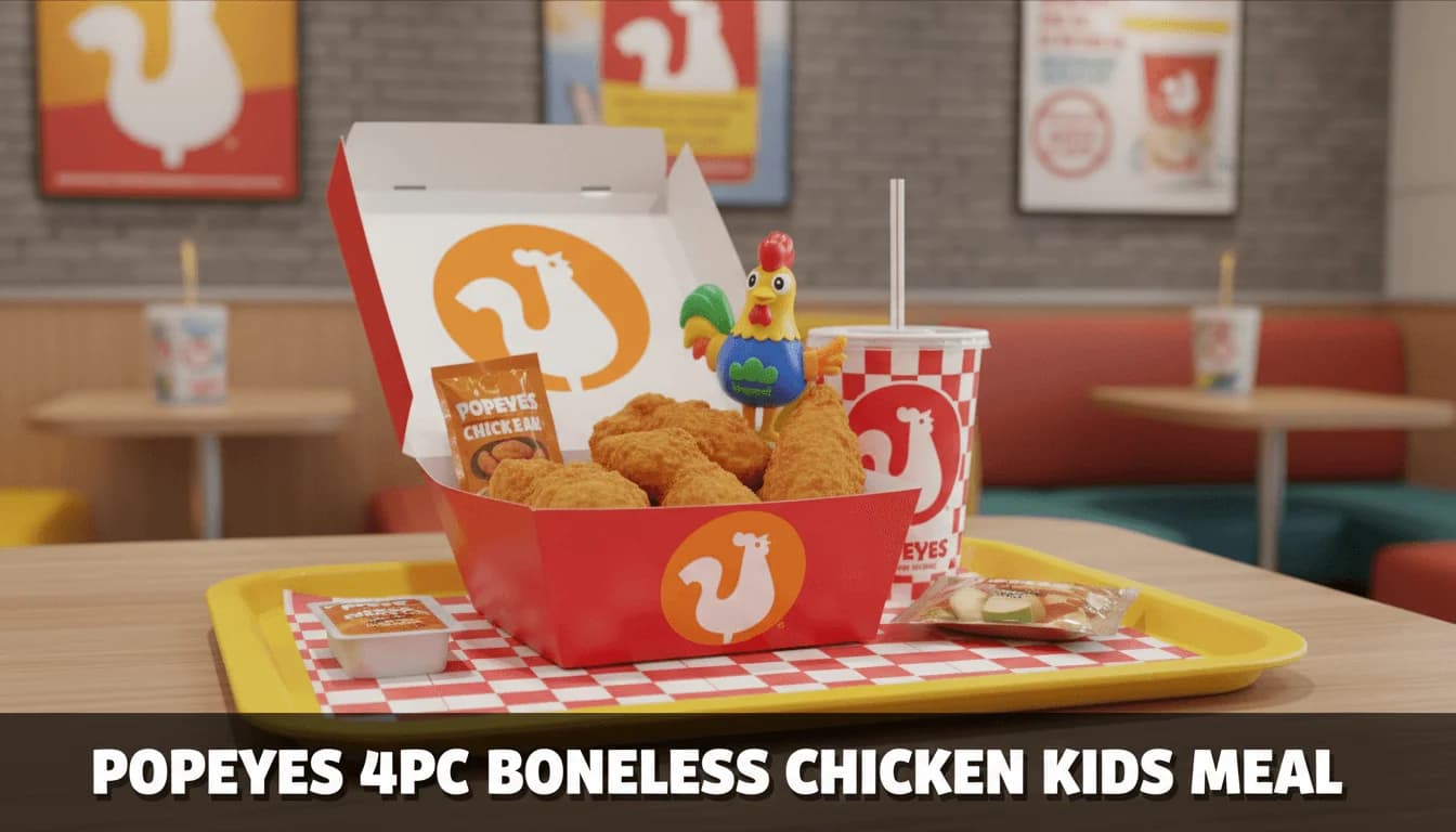 4Pc Boneless Chicken Kids Meal