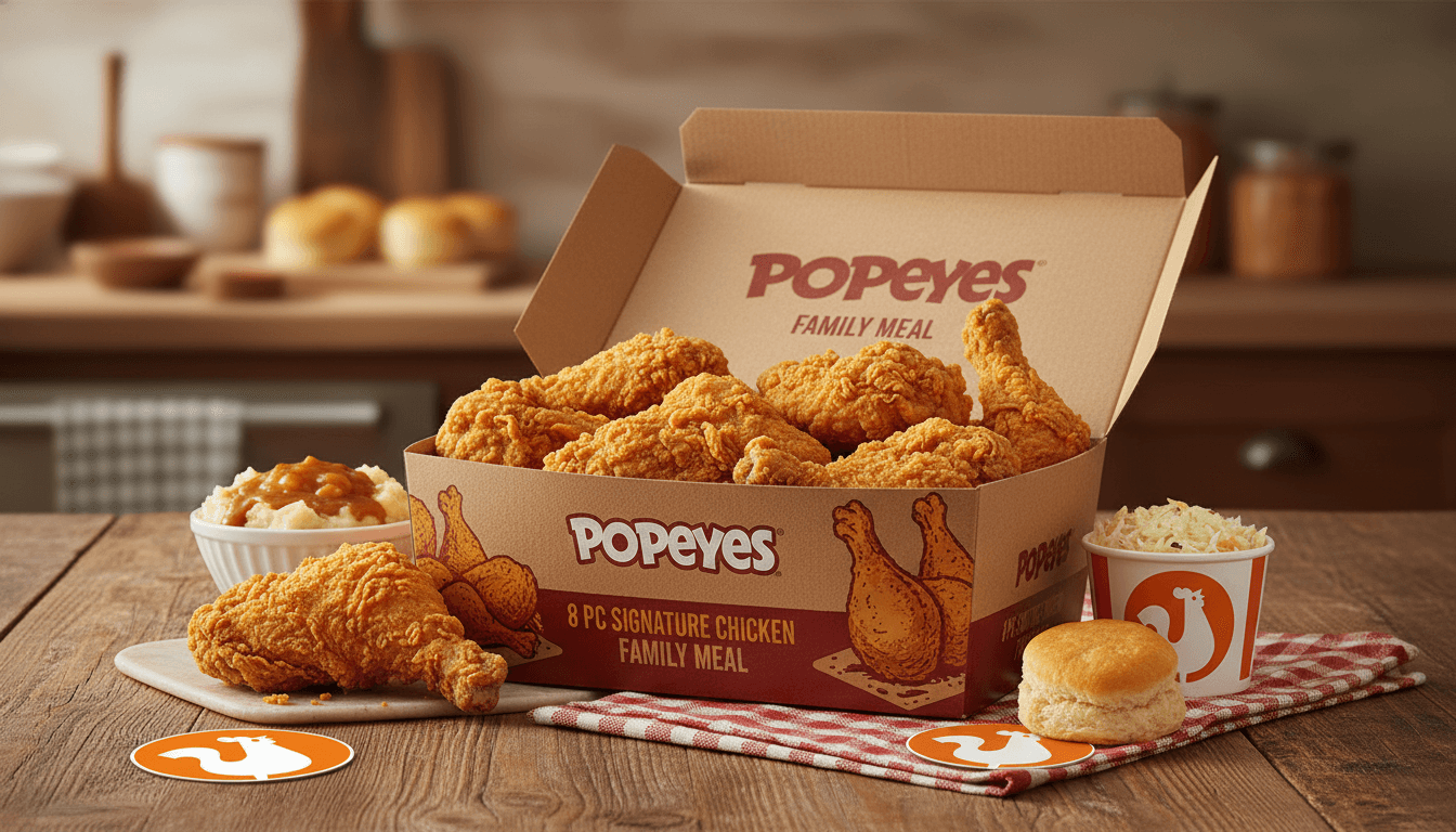 8Pc Signature Chicken Family Meal at Popeyes - $29.99