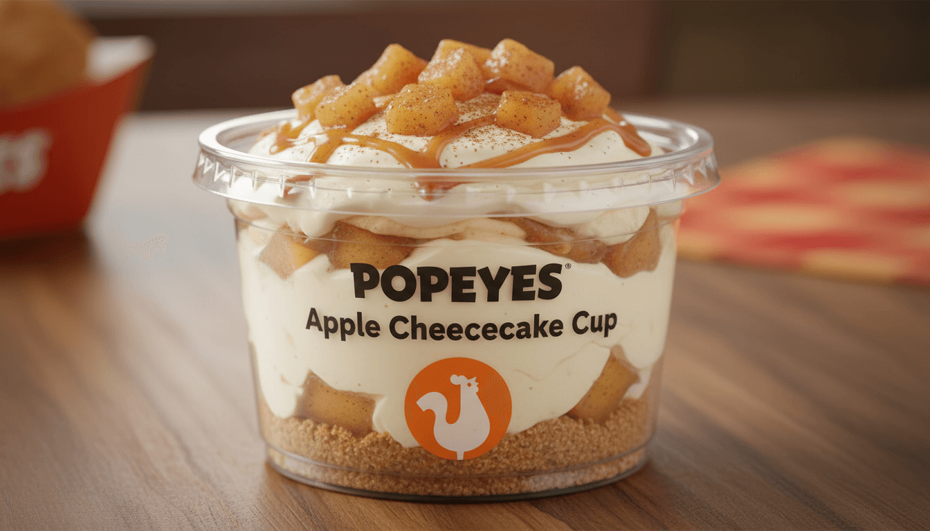 Apple Cheesecake Cup at Popeyes - $3.49