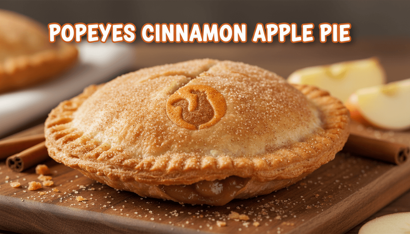 Cinnamon Apple Pie 2-Pack at Popeyes - $3.99