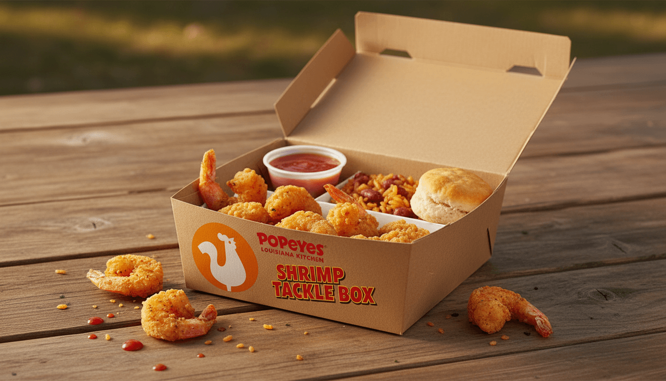Shrimp Tackle Box at Popeyes - $7.99