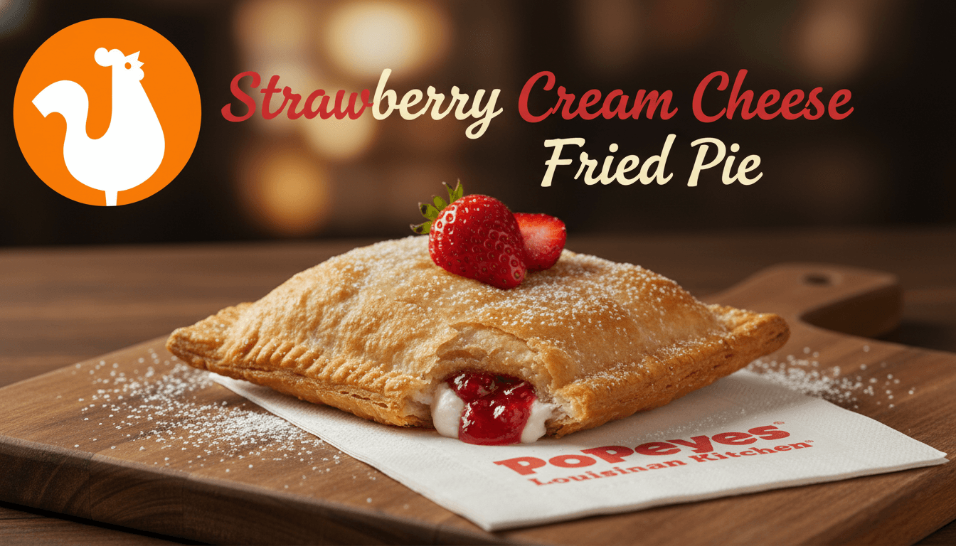 Strawberry Cream Cheese Fried Pie at Popeyes - $2.49