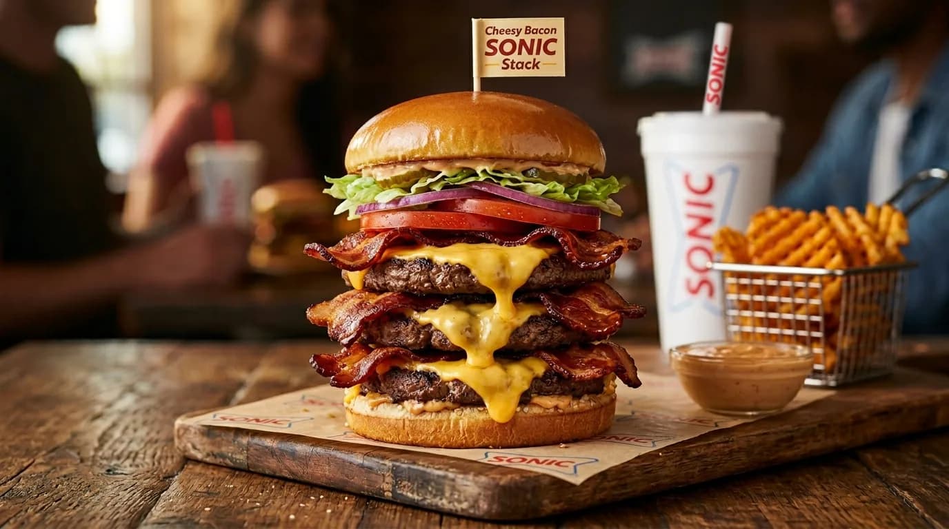 Cheesy Bacon SONIC Stack