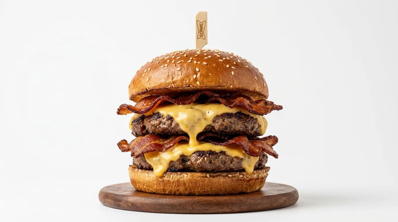 Cheesy Bacon SONIC Stack Combo