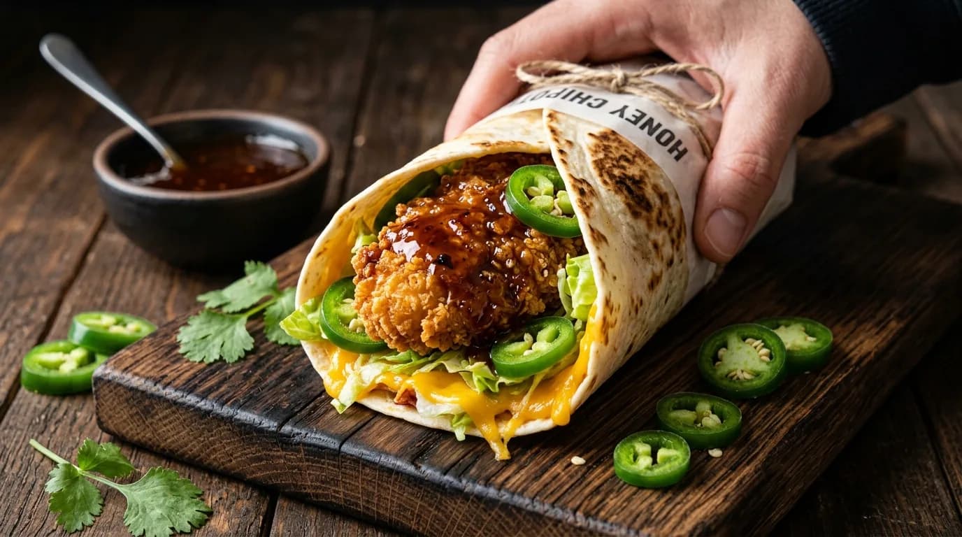 Honey Chipotle Crispy Tender Wrap