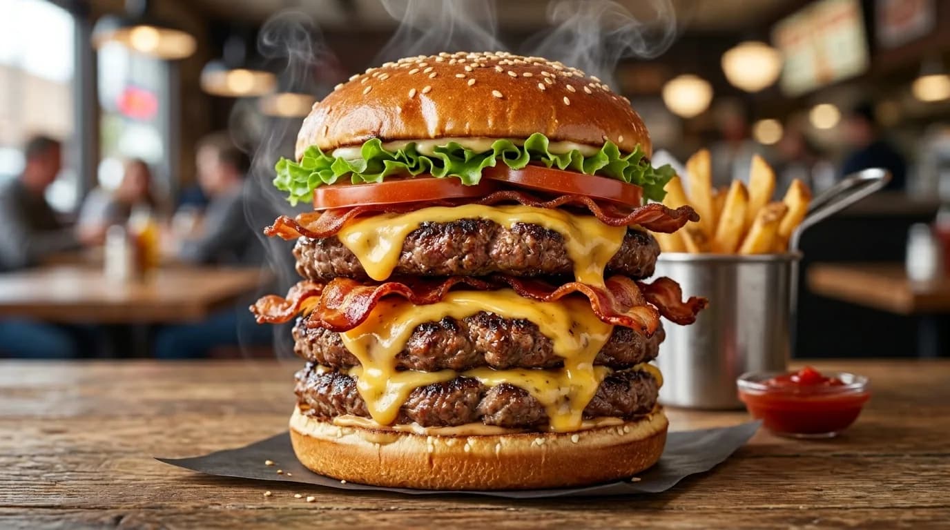 Bacon Double Cheeseburger