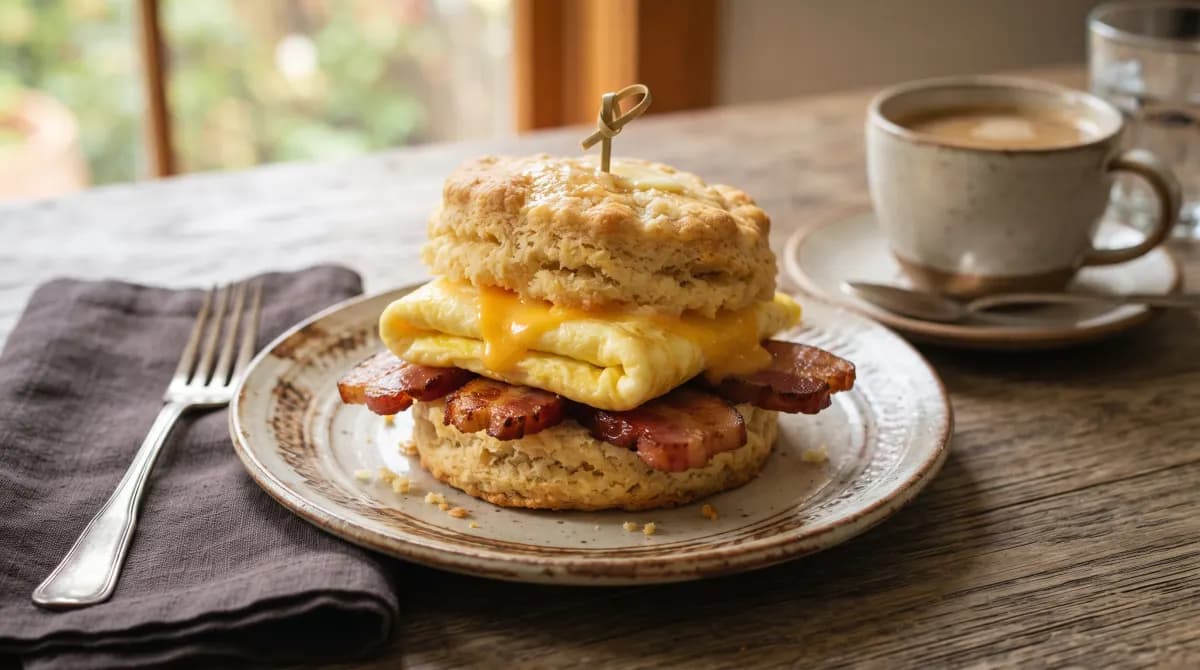 Bacon, Egg & Cheese Biscuit from the Chick-fil-A menu