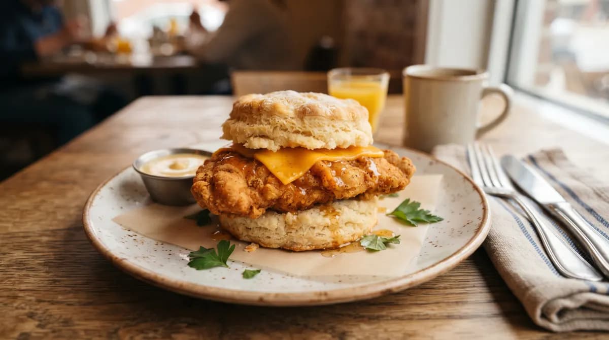 Chick-fil-A Chicken Biscuit at Chick-fil-A