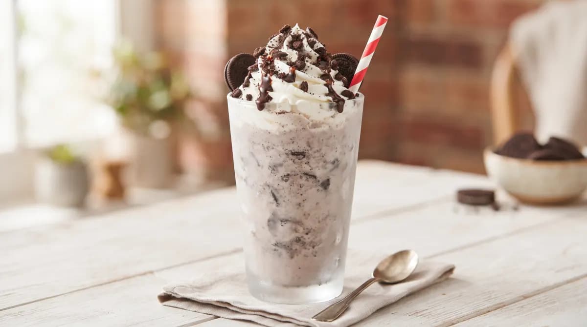 Cookies & Cream Milkshake from the Chick-fil-A menu