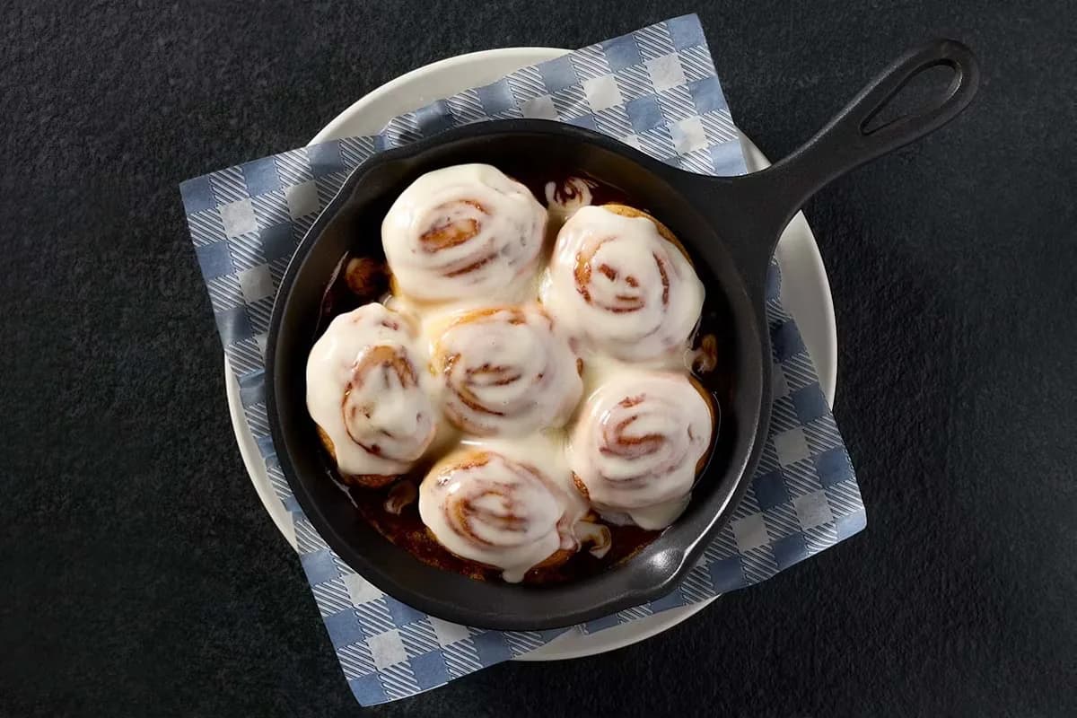 Cinnamon Roll Skillet at Cracker Barrel