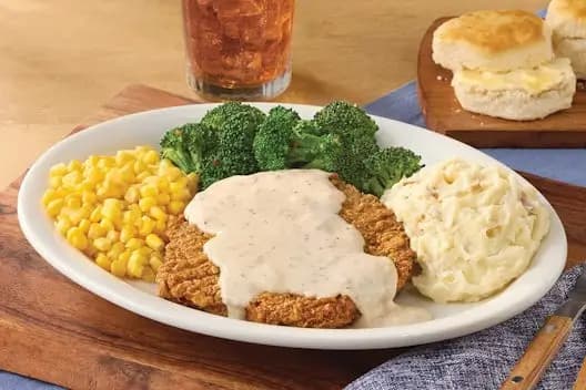 Country Fried Steak at Cracker Barrel