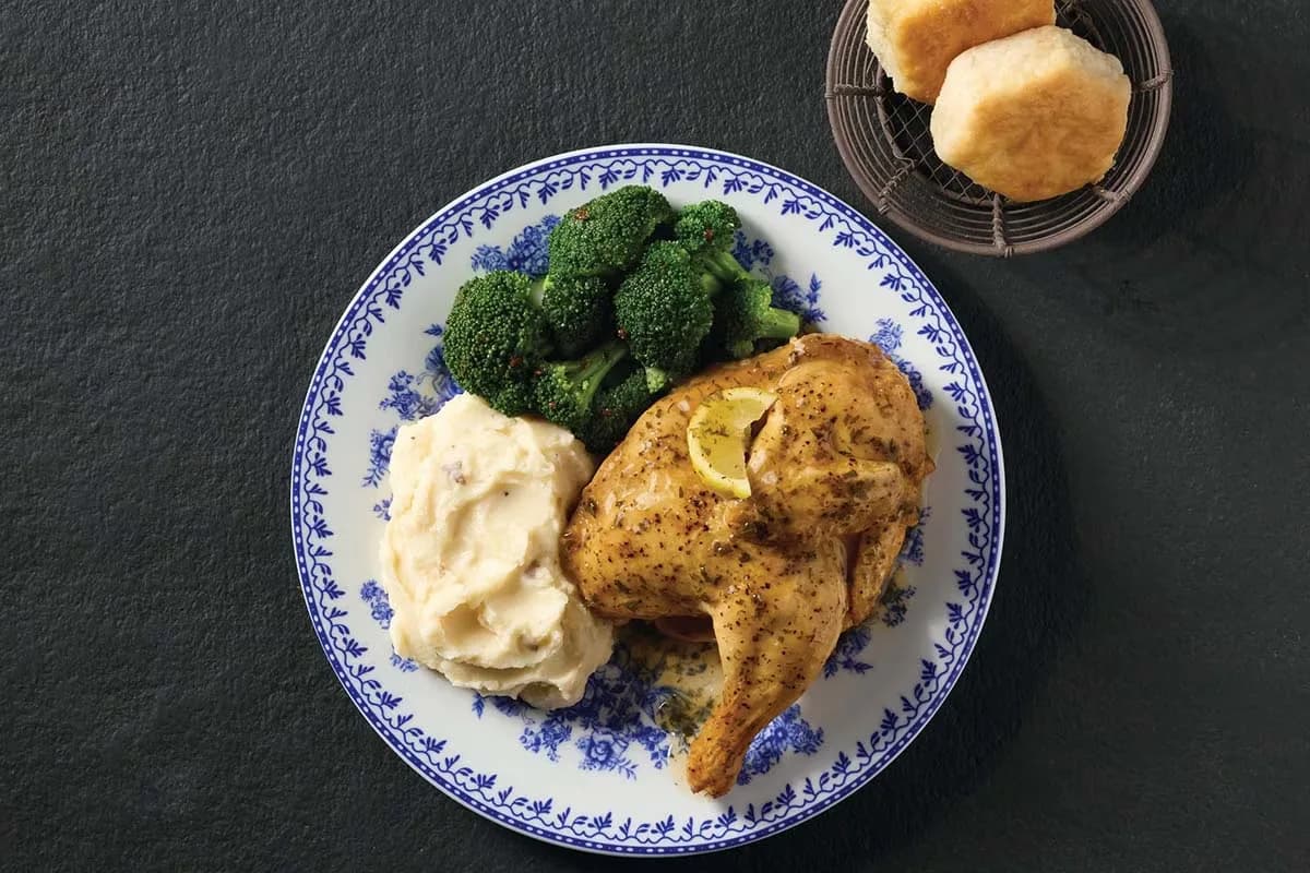 Herb Roasted Chicken at Cracker Barrel