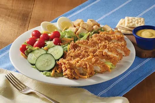 Homestyle Fried Chicken Salad at Cracker Barrel