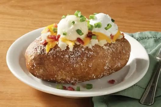 Loaded Baked Potato at Cracker Barrel