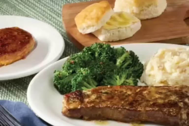 New York Strip Steak n' Chicken Combo at Cracker Barrel