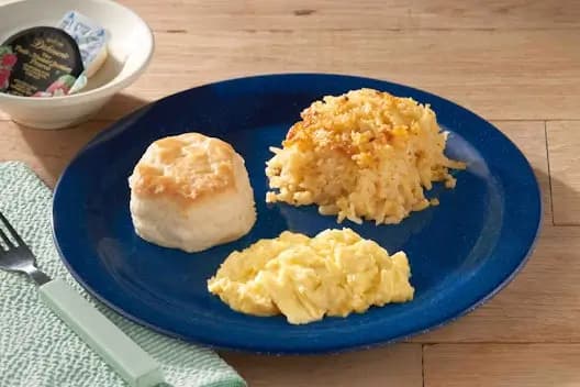 Scrambled Egg n' Biscuit at Cracker Barrel