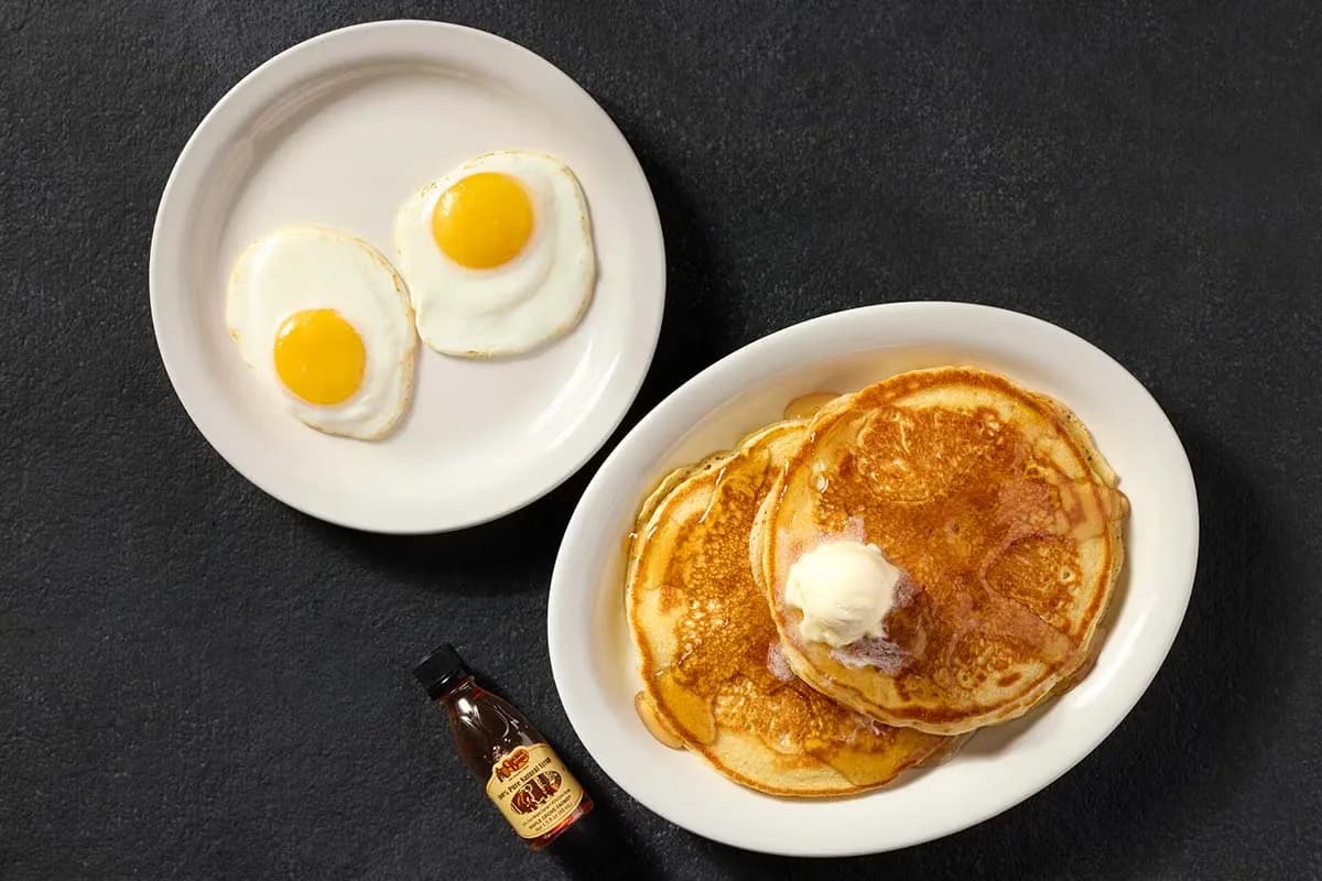 Sunrise Pancake Special at Cracker Barrel
