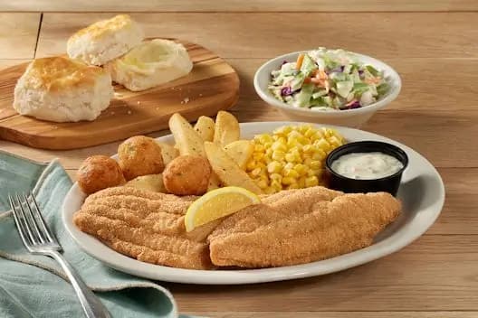 Fried Catfish (2 Pieces) at Cracker Barrel
