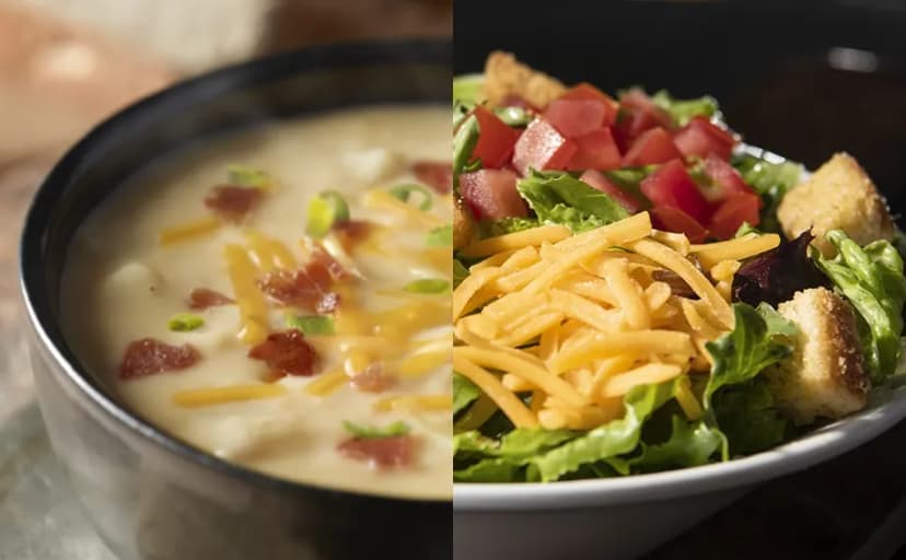 LongHorn Lunch Soup & Salad Combo 2026 price $9.99