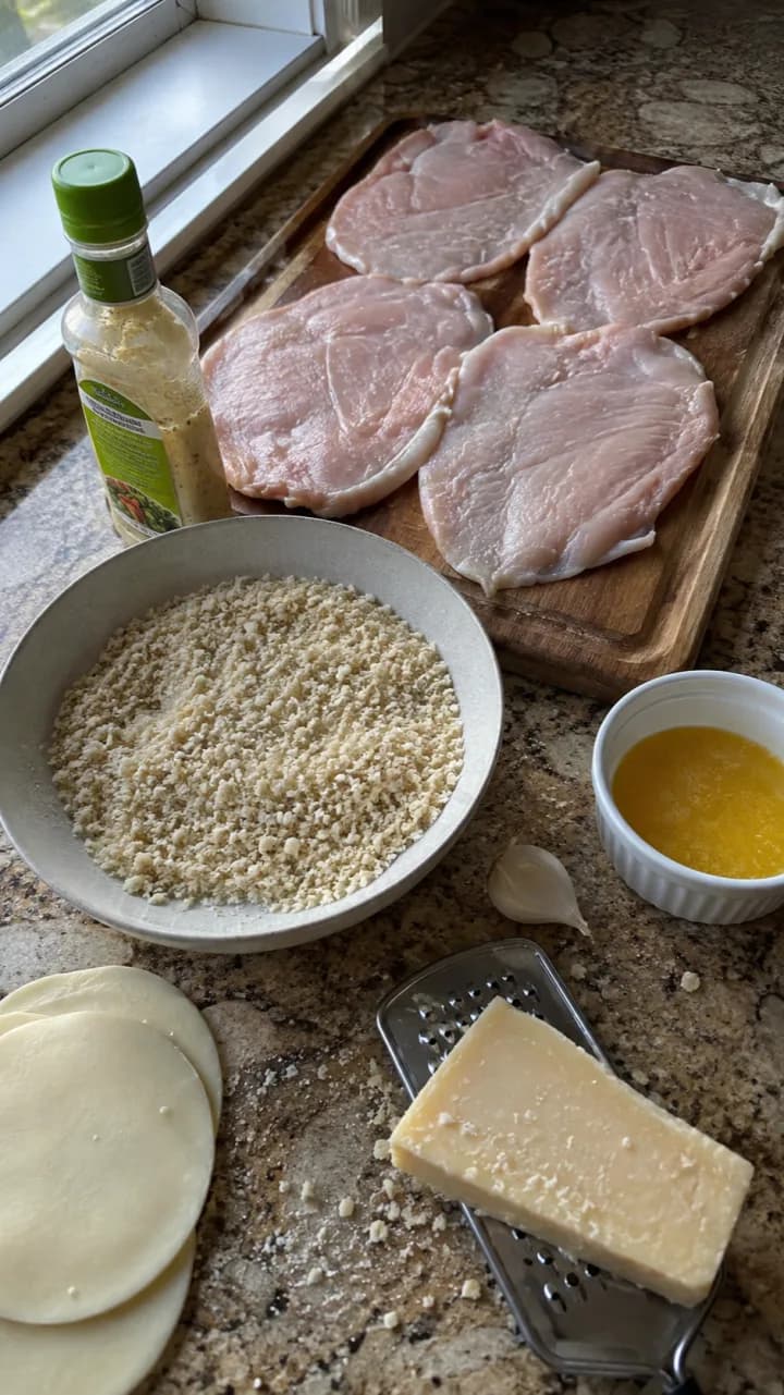 Flatten the chicken. - LongHorn Parmesan Crusted Chicken Copycat Recipe