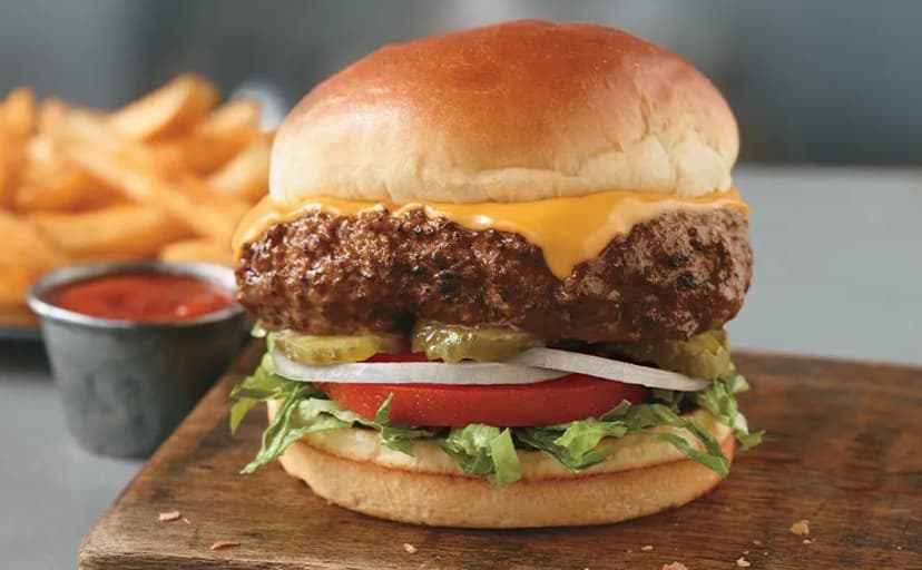 LongHorn Lunch Steakhouse Burger & Fries 2026 price $10.99