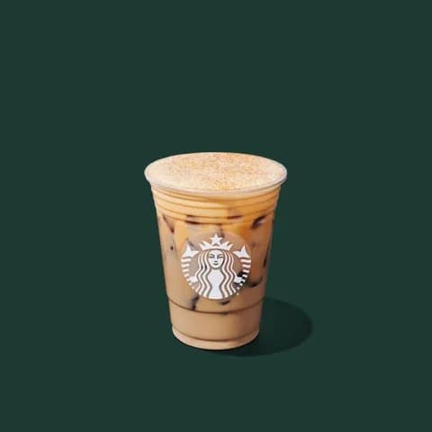 Iced Pumpkin Banana Bread Latte