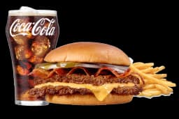 Steak 'n Shake Bacon 'n Cheese Double Steakburger Combo