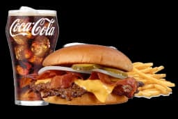 Steak 'n Shake Bacon 'n Cheese Single Steakburger Combo