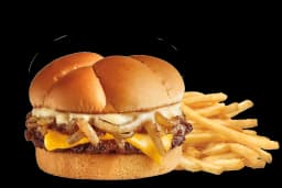 Steak 'n Shake Butter Single Steakburger and Beef Tallow Fries