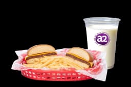Steak 'n Shake Kids' Steakburger with Cheese Meal