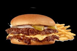 Steak 'n Shake Original Double Steakburger with Cheese and Beef Tallow Fries