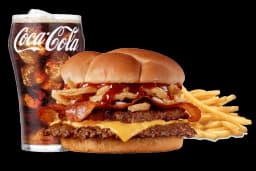 Steak 'n Shake Western BBQ 'n Bacon Steakburger Combo
