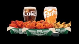 Wingstop 15pc Meal for 2 (Boneless)
