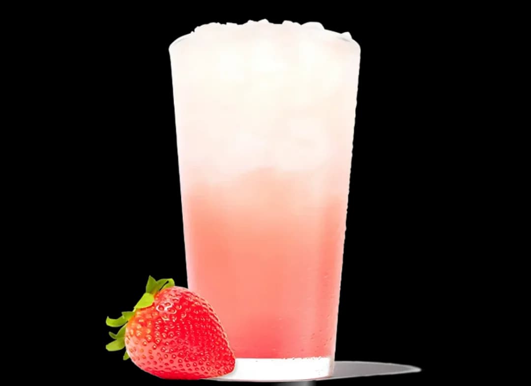 Handcrafted Strawberry Lemonade at Zaxby's
