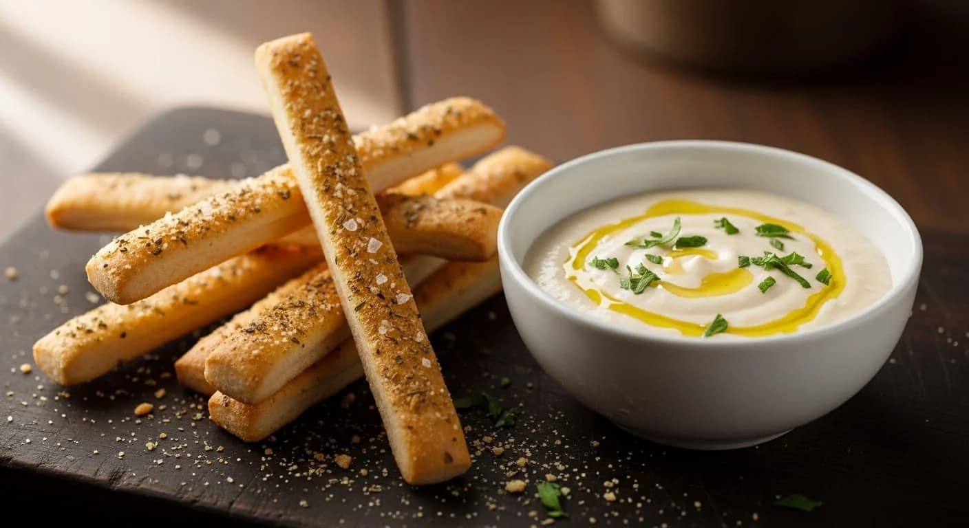 Breadsticks with Alfredo Sauce