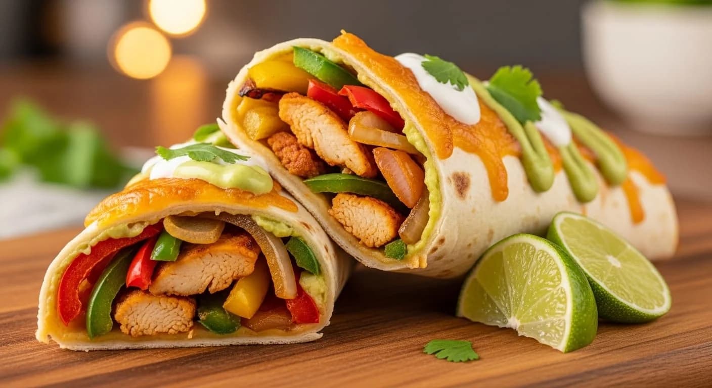 Chicken Fajita Rollup