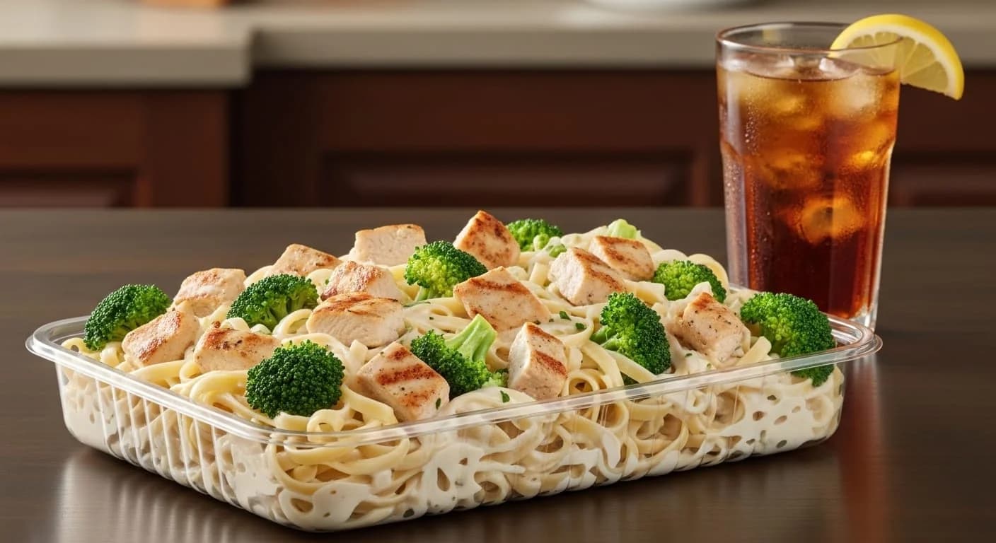 Classic Broccoli Chicken Alfredo Tray