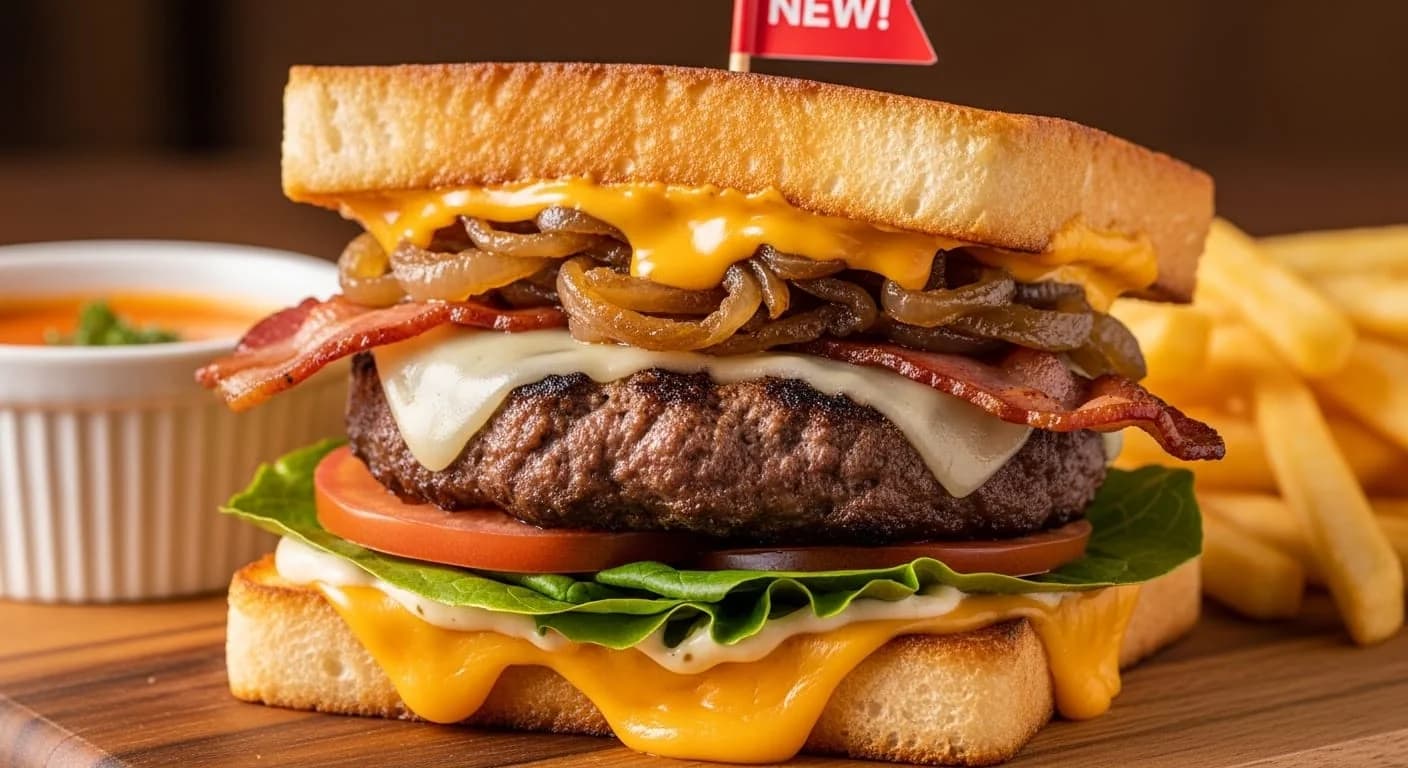 Grilled Cheese Cheeseburger