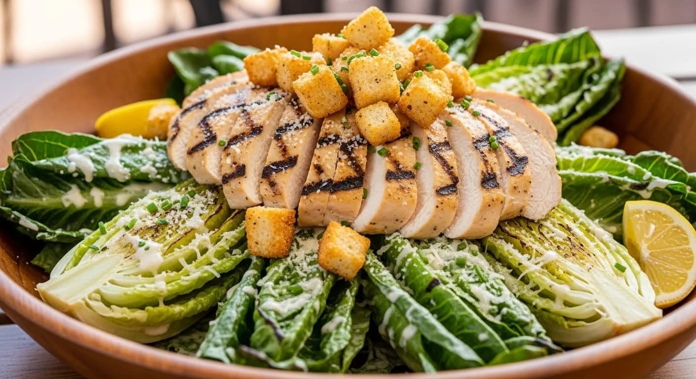 Grilled Chicken Caesar Salad